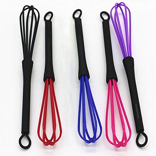Frusta manuale in plastica per uova, frusta per uova a mano, frusta per frullatore per crema, gadget da cucina (C)