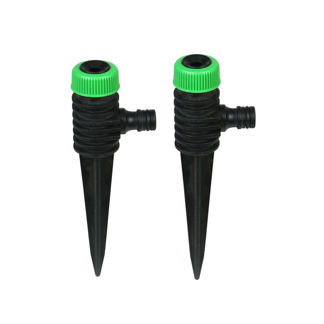 Divine Tree Garden Turbo Sprinkler Spike Ideal for Small Planted Areas and Garden - Best Lawn Irrigation System for Small Lawn & Vegetable Garden Areas Water Sprinkler - Green-Black (Pack2) (B0799M6BNV) Amazon Price History, Amazon Price Tracker