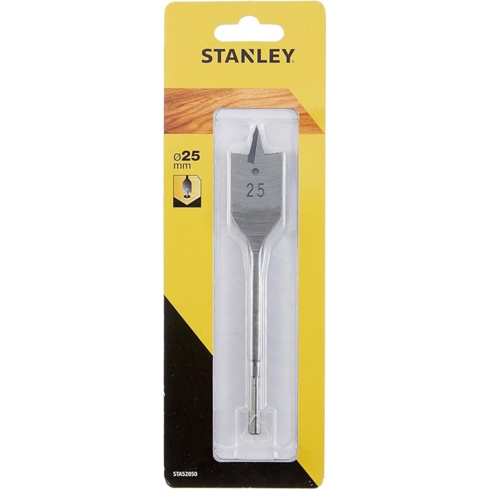 Stanley Sta52050 Ahşap Geniş Matkap Ucu, Metalik, 1 Adet, 25 X 154 Mm