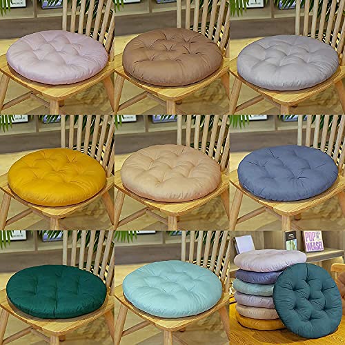 Round Chair Cushions,Indoor/Outdoor Round Seat Cushions Chair Seat Pad Floor Cushion Pillow Round Stool Pad For Garden Patio Furniture,Round Chair Pad For Kitchen Dining,Home,Office (001/14In) #TOP1