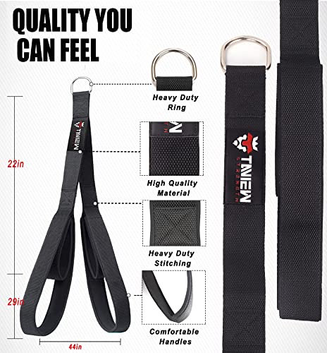 Tricep Rope Cable Attachment (Two Lengths Built In One) Greater Range Of Motion,Tricep Pull Down Rope Extension Straps Cable Crossover Accessories #TOP1