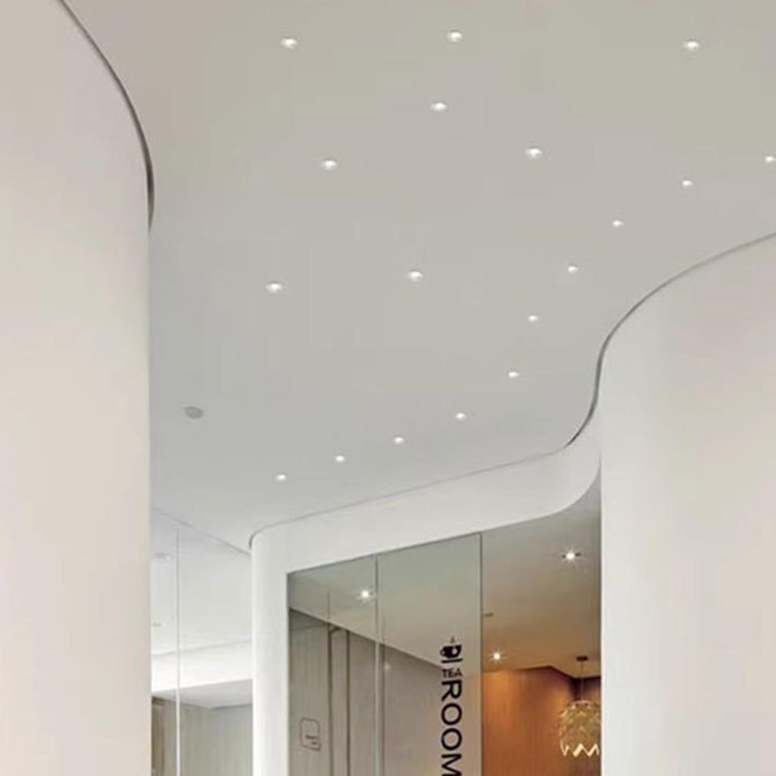 Foco LED empotrable de 12 V 2 W, juego de 6 focos empotrables IP65, mini foco LED blanco cálido, 3000 K, para baño, cocina, garaje, escalera, con transformador de 230 V