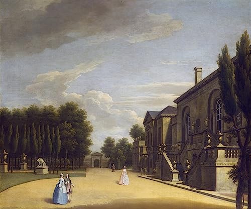 Vue de Chiswick Villa poster George Lambert 58x90cm pour une décoration inspirante