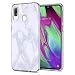 Produktbild Conie® Handyhülle Rück Schale für Samsung Galaxy A40, Ultra Slim TPU Hülle aus Silikon mit Bilder Motiv, Kanten Display Kamera Schutz, Motiv Marmor Transparent Design