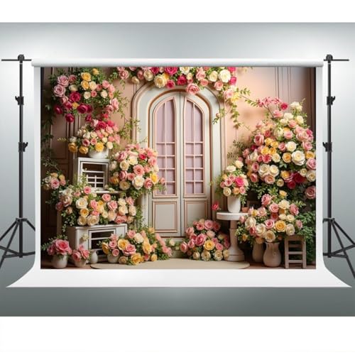 Fondo Fotográfico YongFoto Retro Floral 10x8ft miniatura 3