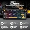 EPOMAKER X Aula EA75 MAX Wireless Gaming Keyboard with Screen & Knob+Cream Marble 47gf Gaming Keyboard Switches
