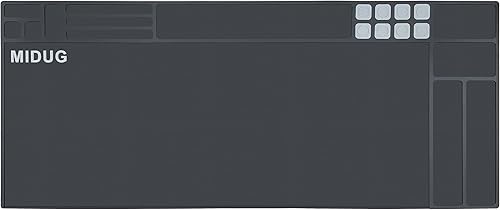 Alfombrilla de limpieza grande de 43 x 18 pulgadas, de goma antideslizante, magnética, acolchada, alfombrilla de limpieza para rifle de escopeta,