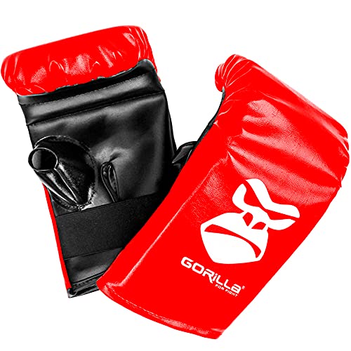 Saco De Pancada Boxe Muay Thai Grande 180 Cm + 02 Pares De Luva Bate Saco + Suporte Teto Gorilla
