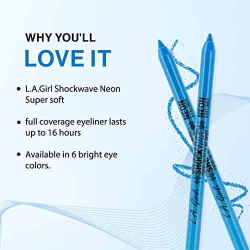 L.a. Girl Shockwave Neon Eyeliner, Electric, 0.04 Oz. #TOP1