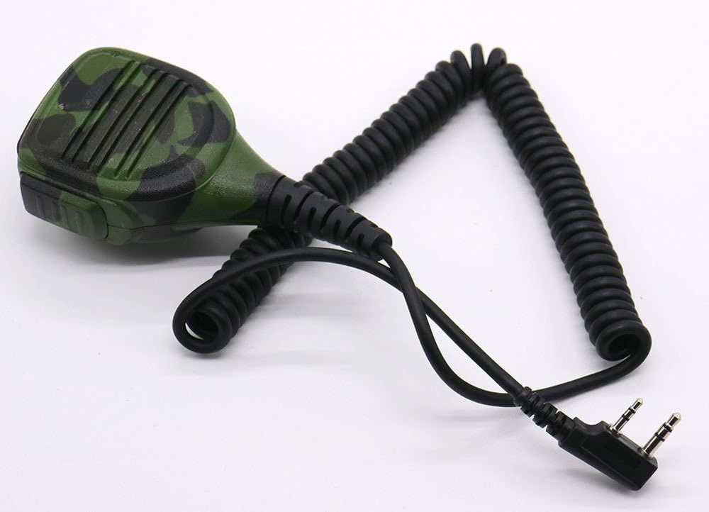 Camouflage Shoulder Speaker Mic FOR KENWOOD TYT F8 BAOFENG UV5R UV100 Radio 2PIN