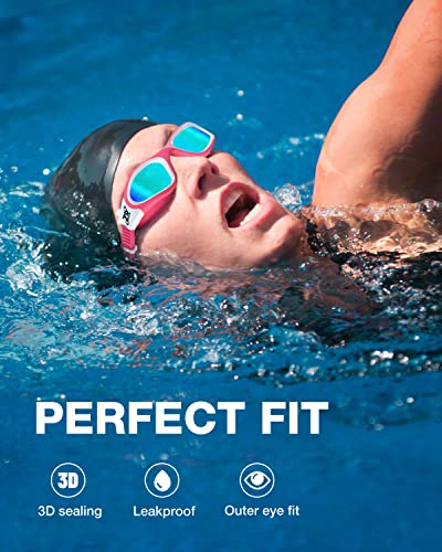 Image of ZIONOR Swim Goggles, Upgraded G1 Polarized Swimming Goggles Anti-Fog for Adult Men Women