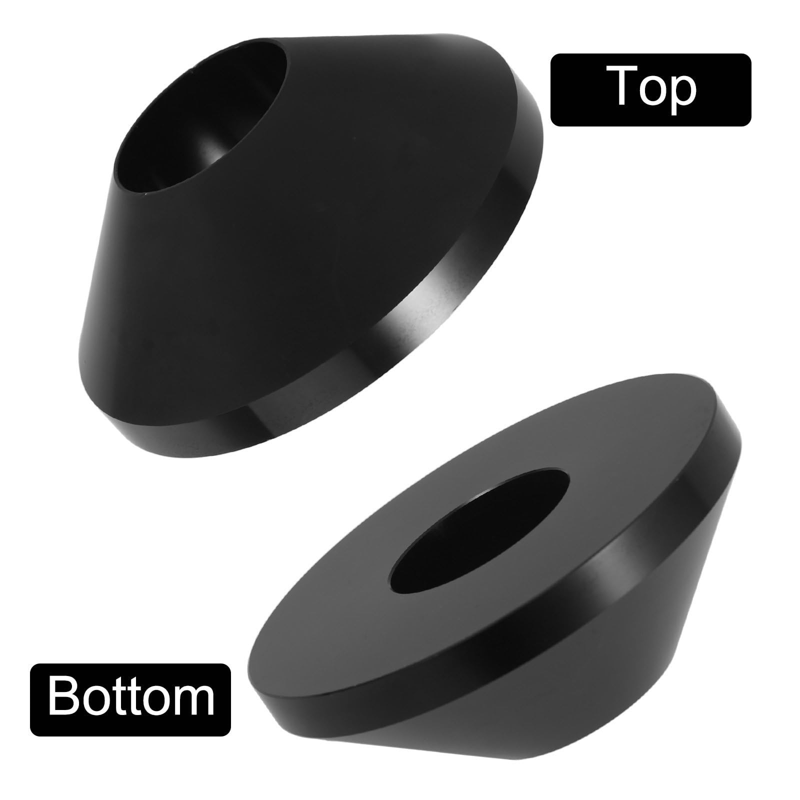 SEWACC Cambiador de Neumáticos Manual y Equilibradora de Ruedas Cono de Aluminio Negro Apertura de 4.4cm para Camiones