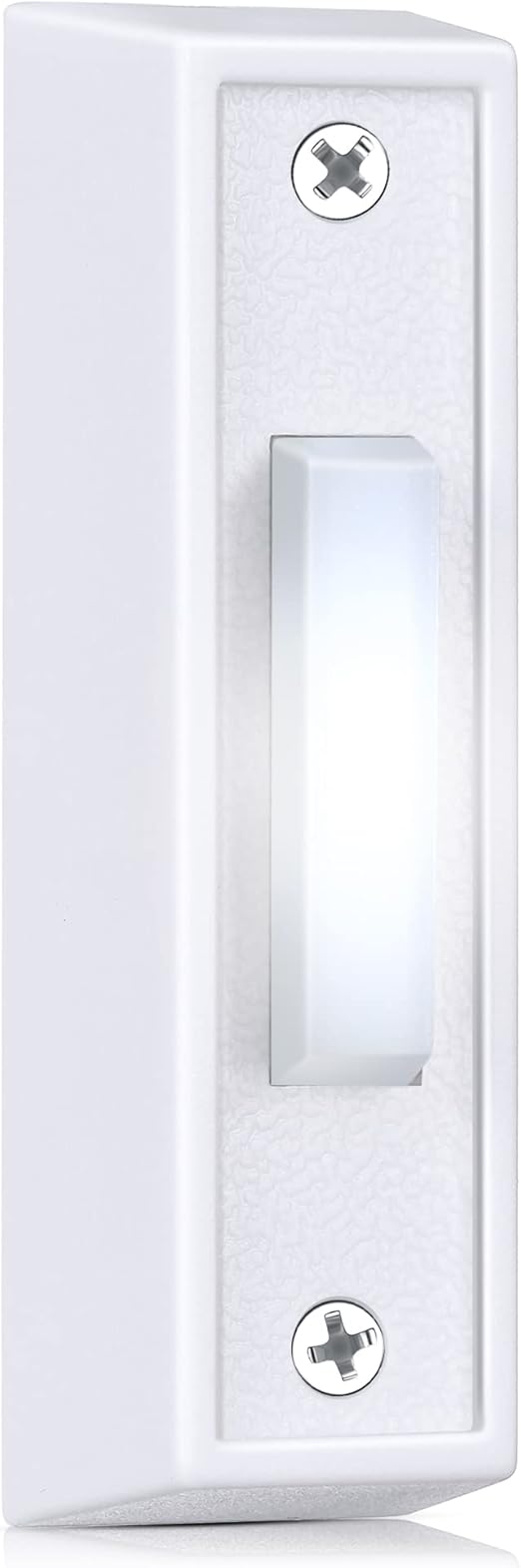 Lighted Doorbell Button, Wired Door Bell Push Button LED Door Chime