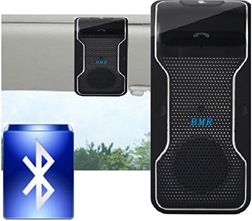 BMRBluetooth Visor Handsfree Speakerphone Car kit for iPhone, Samsung, HTC and All Other Cellphones
