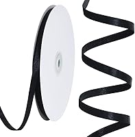 Vista 42 de TONIFUL Cinta de satén plateada de 1 pulgada x 100 yardas, cinta de satén fina de color sólido para envolver regalos, manualidades, hacer lazos