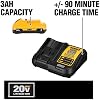 Paquete de batería DEWALT 20V MAX con cargador, 3 Ah, tiempo de funcionamiento extra largo (DCB230C) | Cargador, tiempo de funcionamiento extra largo 7