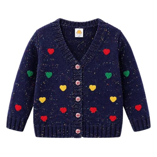 Image of Mud Kingdom Girls Cardigan Sweaters Cute Colorful Love