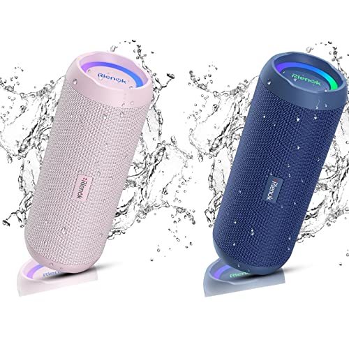 Rienok Portable Bluetooth Speaker 30W Dual Pairing True Wireless Stereo Hd Sound Ipx7 Waterproof Outdoor Sport Shower Wireless Speaker Bluetooth 5.3 For Home Party #TOP3