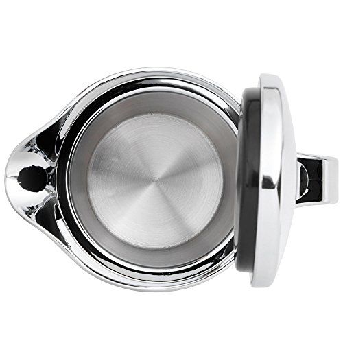VonShef Double Wall Insulated Gravy Boat and Sauce Jug with Hinged Lid, Stainless Steel, 17 Oz 500ml Capacity - Thumbnail 3