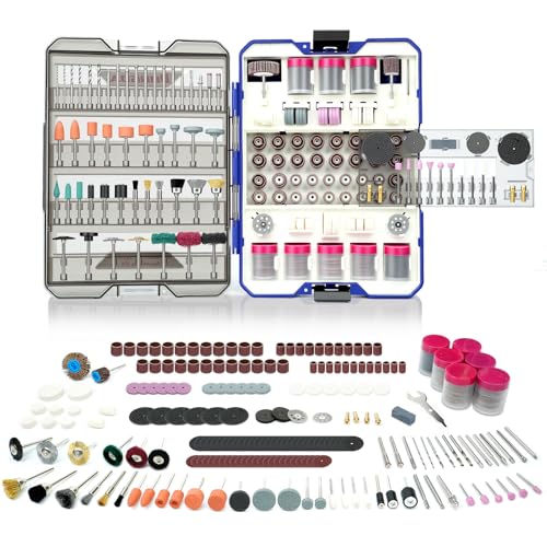 RONGDA 652-Piece Rotary Tool Accessory Kit Dremel Compatible