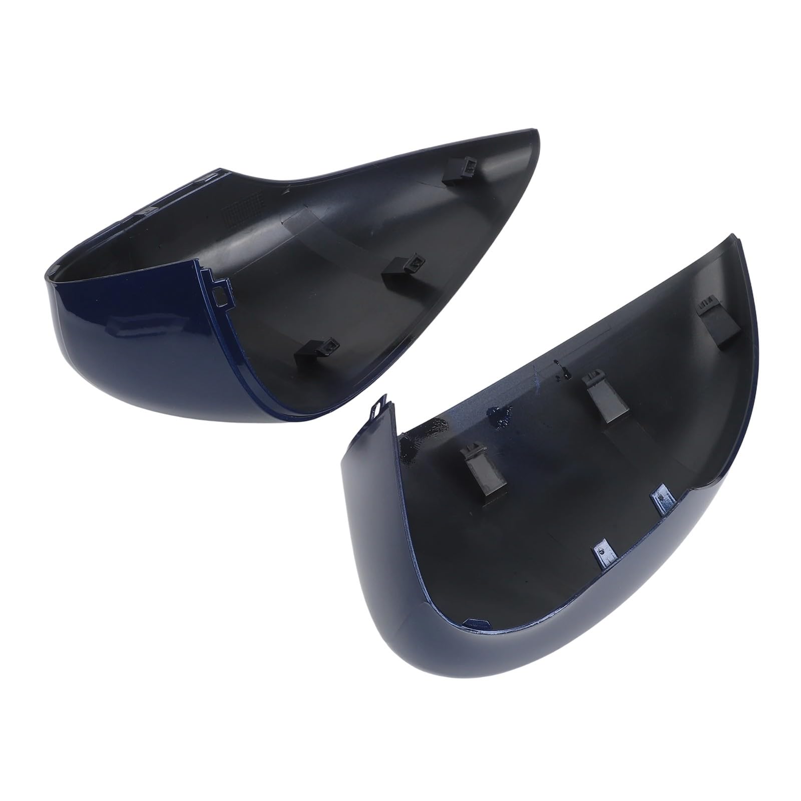 Copri specchietto laterale blu scuro, compatibili con Ford Fiesta MK7 2008-2017, coppia di ricambio sinistra e destra