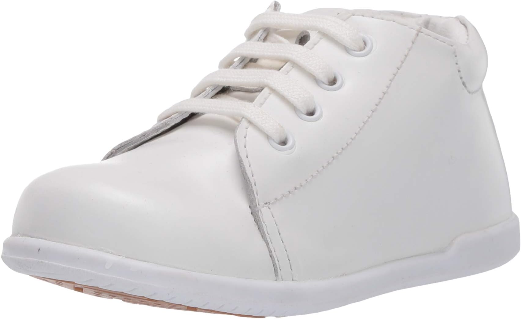 Baby-Boy's Samuel First Walker Shoe, White, 7.5 Medium US Toddler