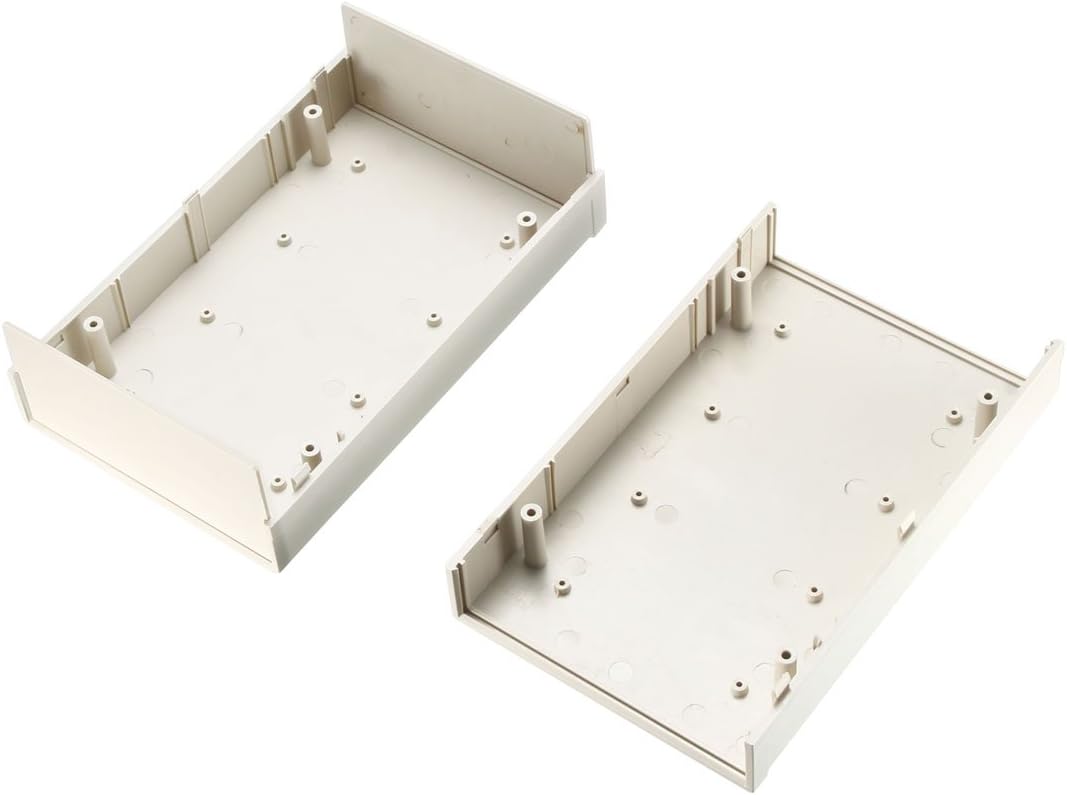 uxcell 190 x 120 x 60mm Electronic Plastic DIY Junction Box Enclosure Case grey white