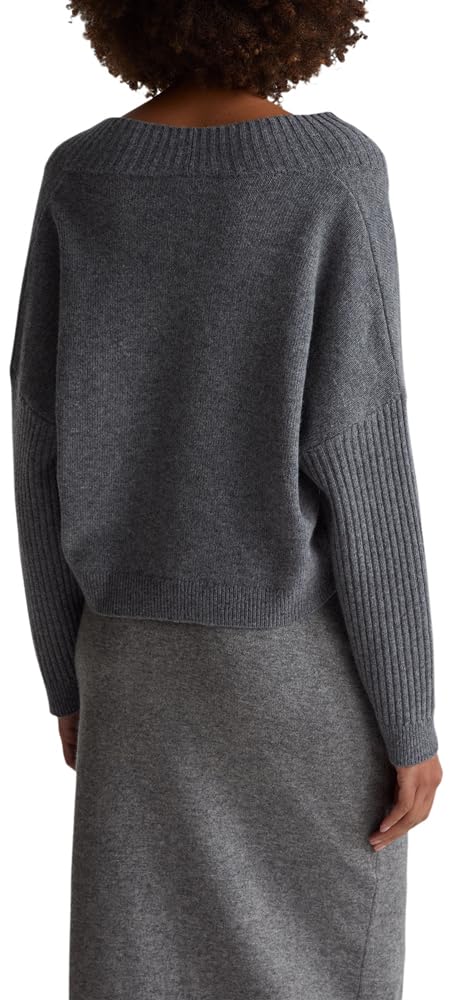 United Colors of Benetton Maglia Scollo V M/L 1444d403h Maglione Donna