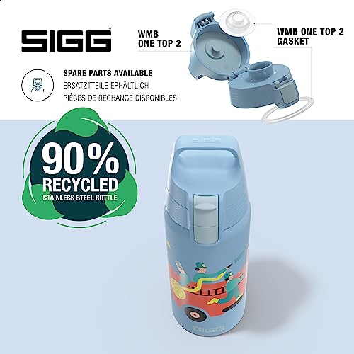 Sigg, Insulated Kids Water Bottle, Shield One Therm, Suitable For Carbonated Beverages, Leakproof, Dishwasher Safe, BPA Free - Image 4