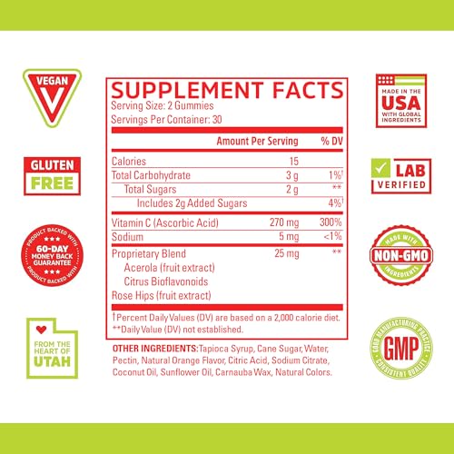 ZHOU Immune Support Bundle - Elder-Mune Elderberry & Vitamin C Gummies for Adults & Kids, Daily Natural Immune Support Supplements for Women & Men - 60 Elderberry & 60 Vitamin C Gummies - Image 4