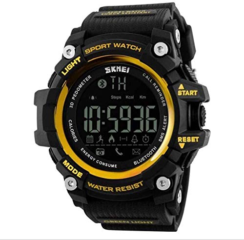 Preisvergleich Produktbild Aktivitätstracker Herren Digital Sport Uhren mit Schrittzähler Höhenmesser Barometer Militär 50 m Wasserdicht Armbanduhr EL Hintergrundbeleuchtung Fitness Tracker Watch A