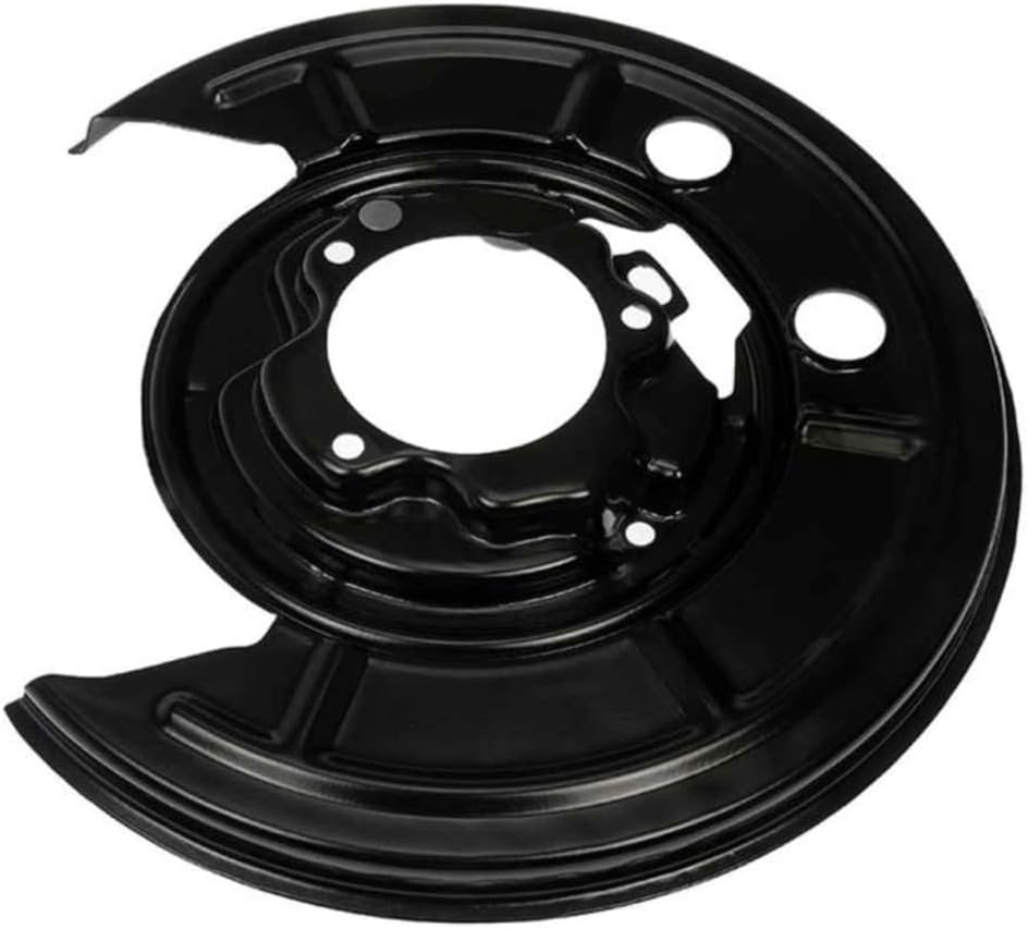 CarLights360 For Ram ProMaster 1500/2500/3500 2014 15 16 17 18 2019 Brake Dust Shield Rear, Passenger Side | Steel | Disc Brake Type | Black Color | 6 Mounting Hole | Replacement For 68133195AA