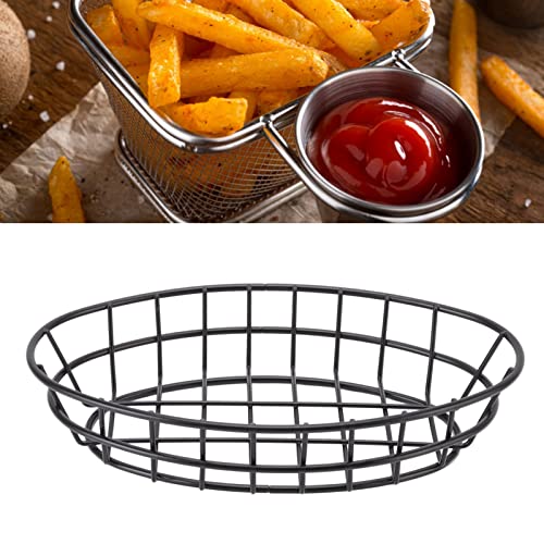 Cesta de fritadeira a ar para forno, cesta mais nítida de fritar, aço inoxidável 304, estilo simples
