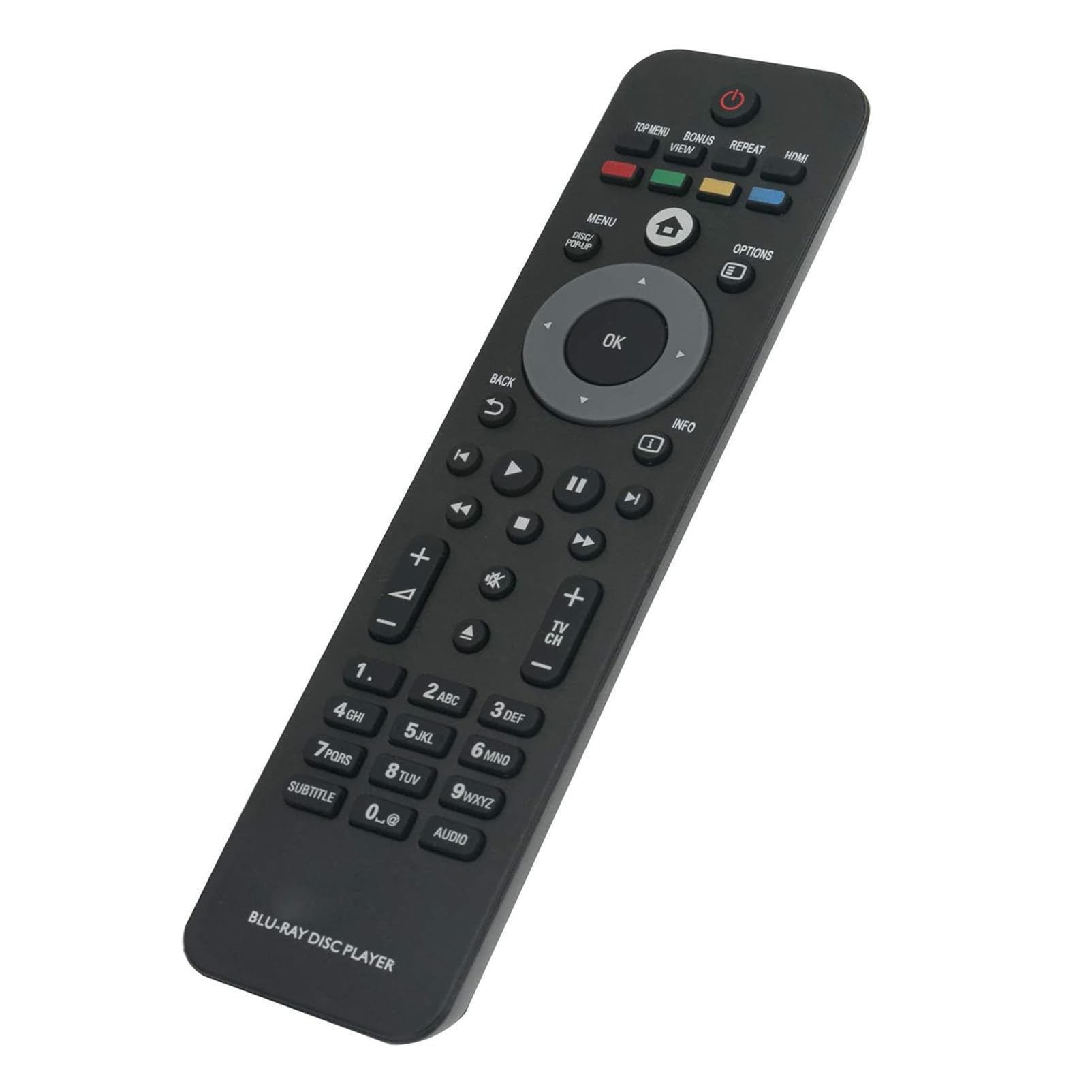 AULCMEET RC-2802 Télécommande de Remplacement Fit for Philips Blu-Ray Disc Player HTD3570/51 HTD3514 HTD3540/12 HTD3570/12 996510058437 BDP-7500B2 BDP2180 BDP2180/12 BDP2985/F7