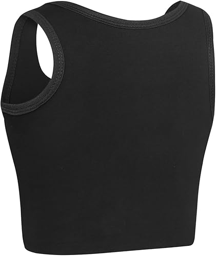 Miniatura 2 de XUJI - Camiseta compresora sin mangas de algodón transpirable para mujer, con banda elástica y colores (M-6XL)