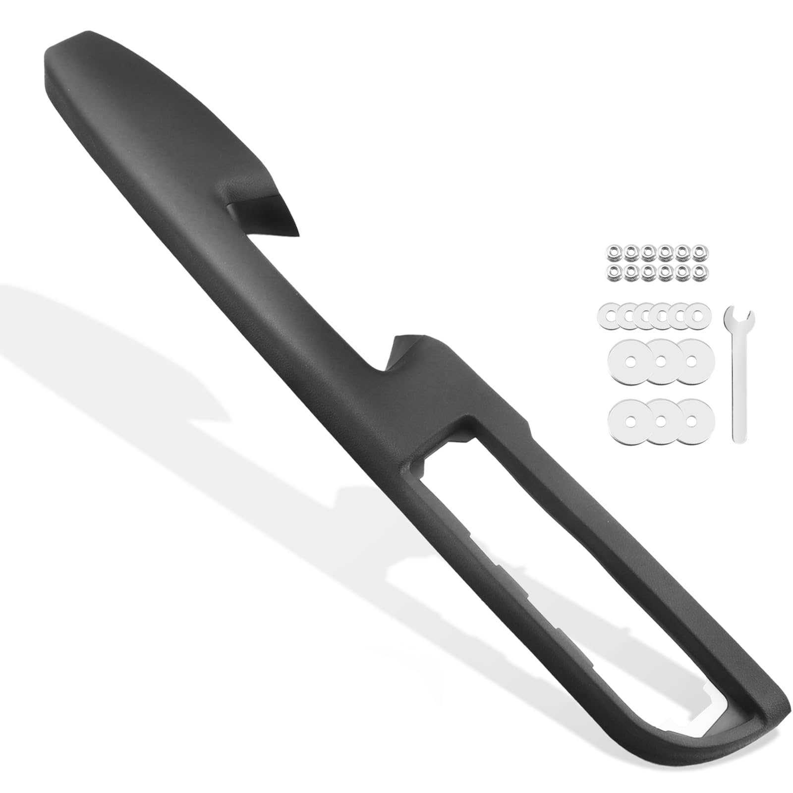 CXFDDV 80994 Left Front Driver Side Armrest Repair with Door Release Handle Above Armrest Fit for 2010-2014 GMC Yukon Sierra,Chevrolet Silverado