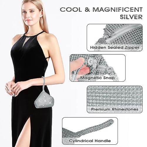 Image of JIAN YA NA Fashion Women Bridesmaid Lady Girl Bride Evening Clutch Bag for Prom Cocktail Party Wedding Engagement