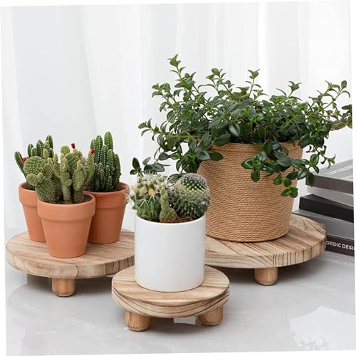 Support de tabourets en bois noble et piédestal de qualité - 3