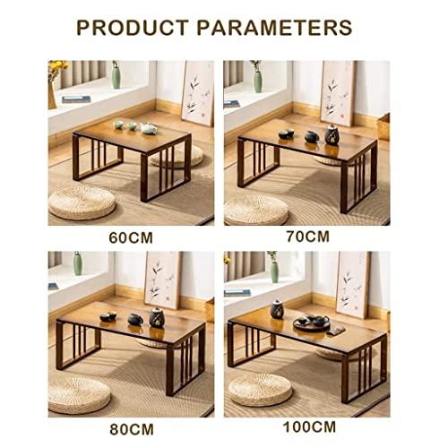 Table basse pliante en bambou pour optimiser les petits espaces et travailler au lit - 5
