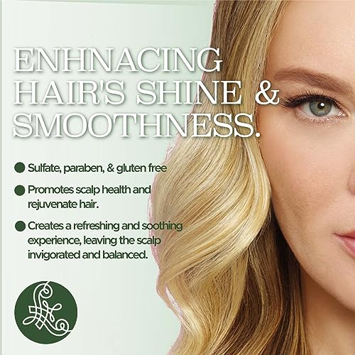 L Luseta Luseta Rosemary Mint Strengthening Shampoo And Conditioner Provide Nourishment & Smoothness For Thin Hair,Reduce Frizz And Add Shine For All Hair Types 16.9Oz×2 thumb #3