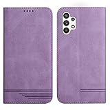 rostsant custodia per samsung a13 4g / 5g cover in pelle pu custodia protettiva a portafoglio magnetica per samsung galaxy a13 4g / 5g - viola