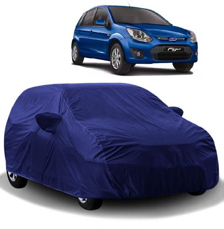 Carigiri Blue Car Body Cover for New Ford Figo(Triple Stitched,Mirror Pockets,UV Resistant,Dustproof)(Models-2010, 2011, 2012, 2013, 2014, 2015)-image-20