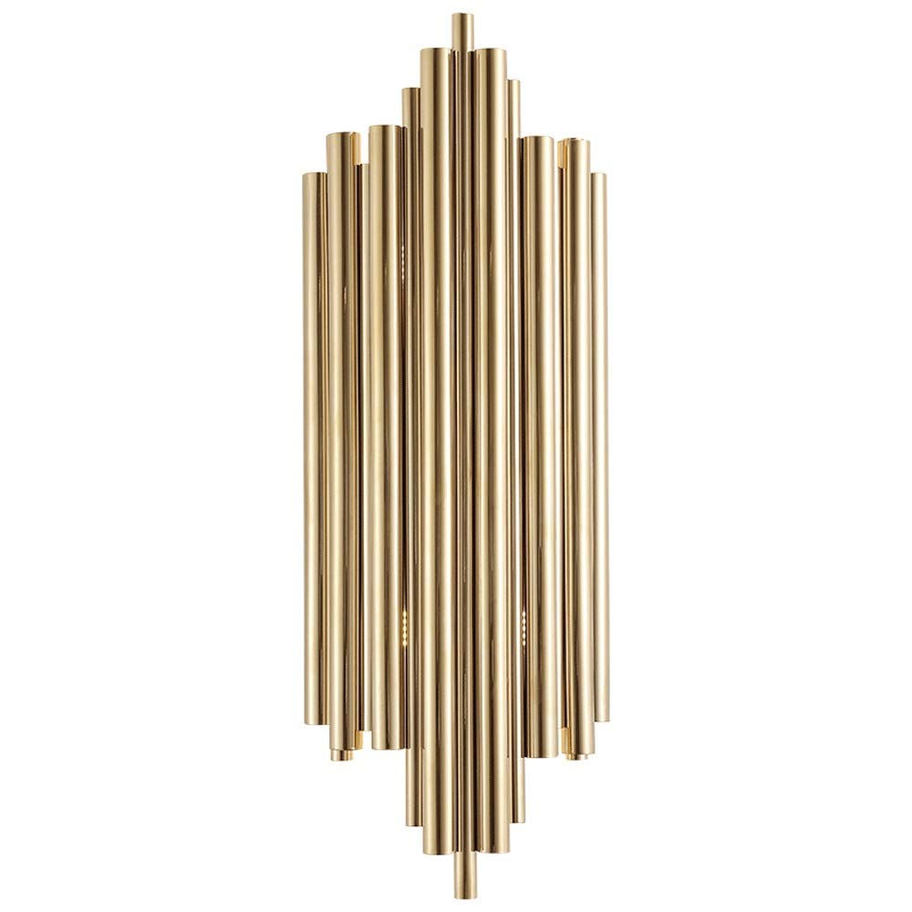 Lumière murale postmoderne de luxe en forme d'orgue créatif pour salon élégant
