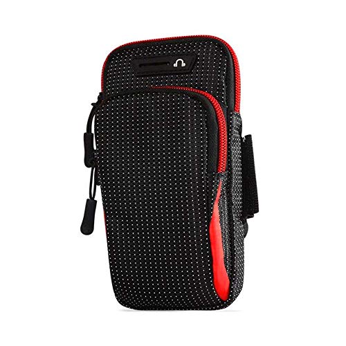 Arm Band 6.5 Inch Phone Sports Running Bag Outdoors Pouch Mobile Phone Packs Case Armband On Hand Waterproof Durable Red