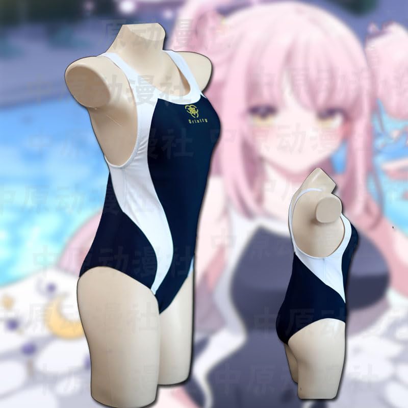 Amazon.co.jp: [SDCADQ] 聖園ミカ コスプレ衣装 水着 夏 スクール水着