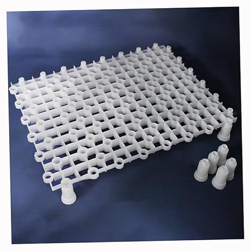 水槽仕切りプレートカバーフィルター素材パッドタートルフィッシュタンクテラスグリッドDIYホワイト(5pcs)