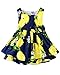 Rjxdlt Baby Girls Bowknot Lemon Print Skirt Dress 6-9 Months Blue
