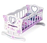 Jose Cuevas 54117-Cuna de Madera para muñecas con Almohada