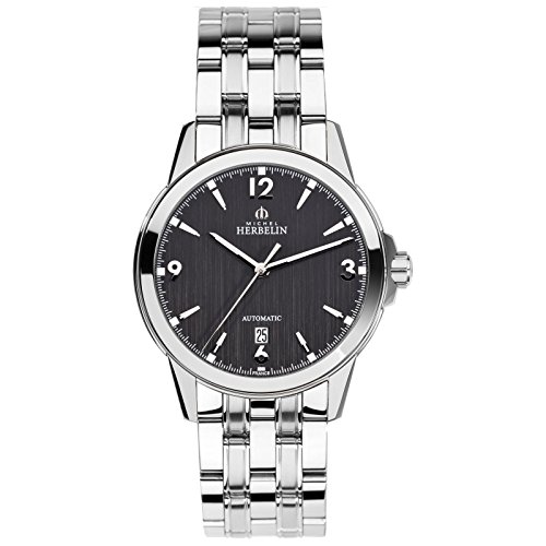 Preisvergleich Produktbild Michel Herbelin Herren Analog Automatik Uhr mit Edelstahl Armband 1650 / B14