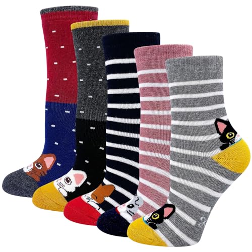 PUTUO Kinder Winter Socken Kindersocken: Wintersocken Mädchen...